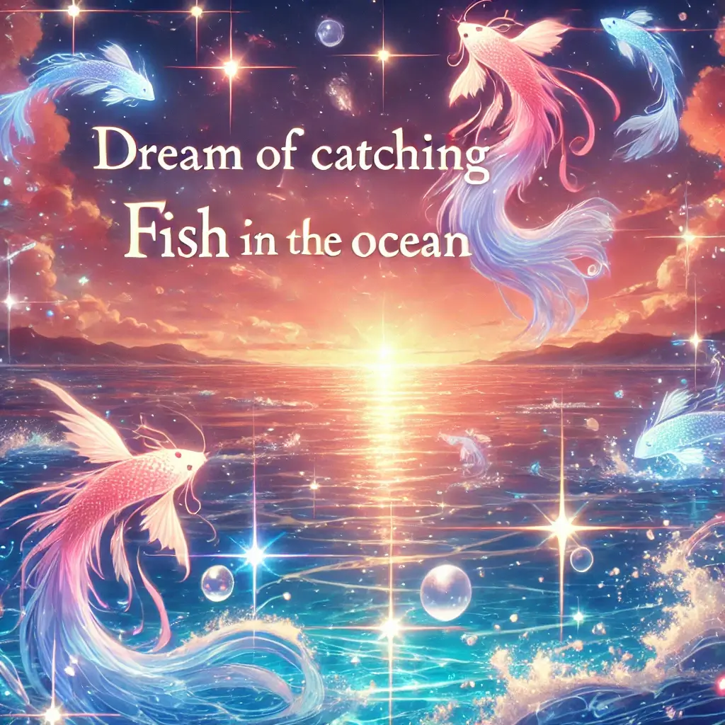 바다에서 물고기 잡는 꿈