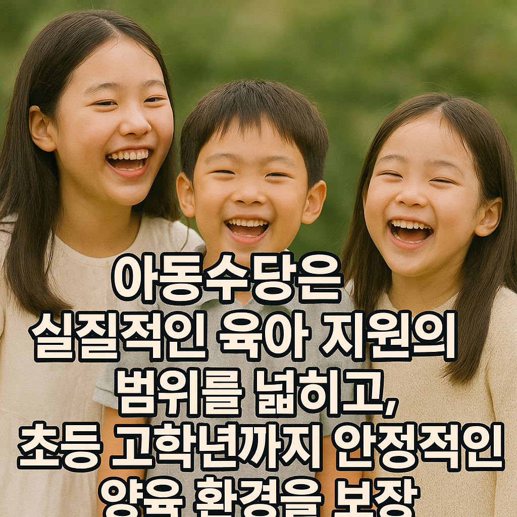 실질적인 육아 지원의 범위를 넓히고, 초등 고학년까지 안정적인 양육 환경을 보장