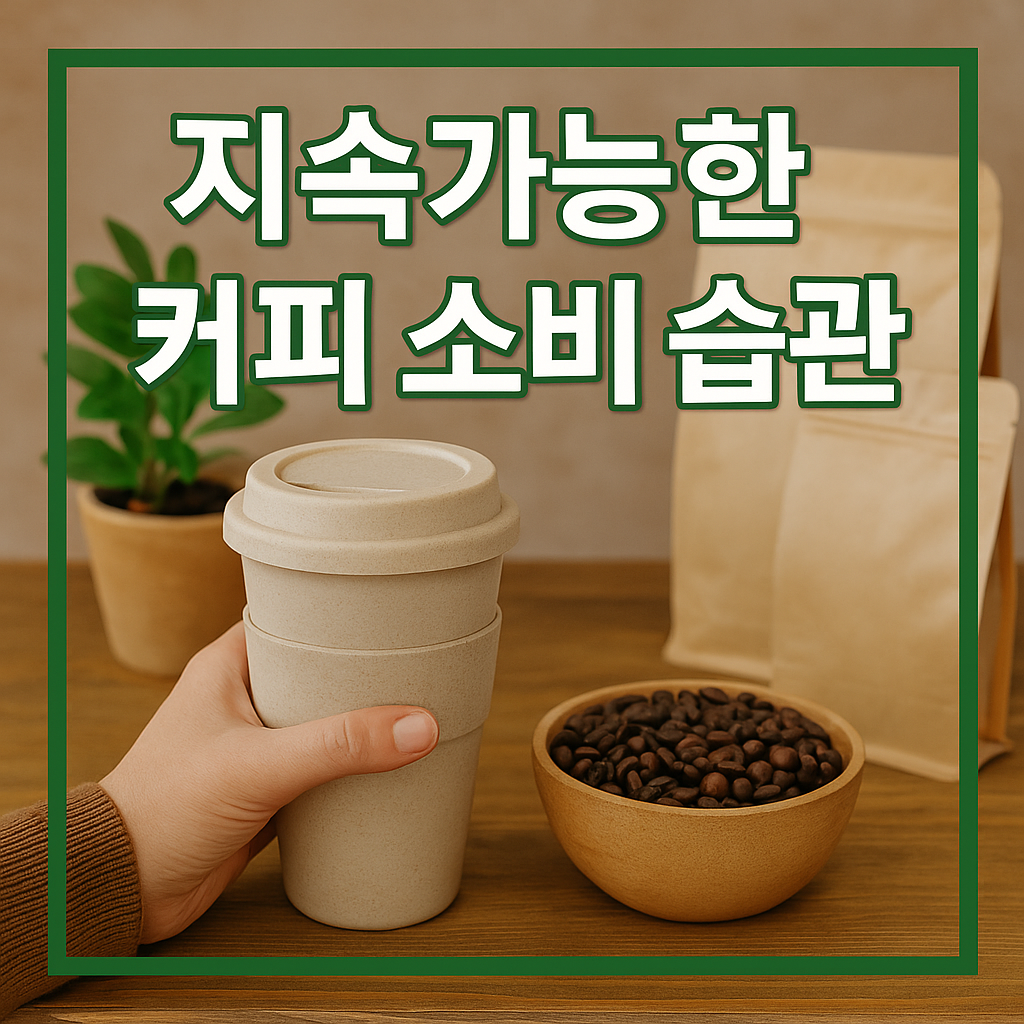 지속가능한 커피 소비 습관
