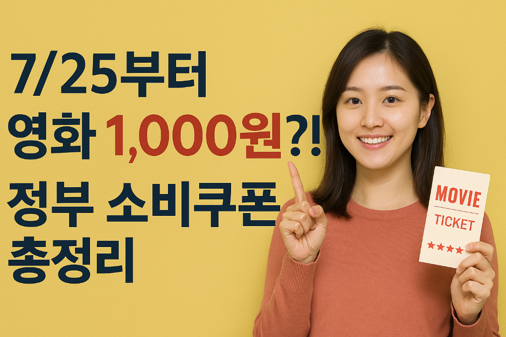 7/25부터 영화 1,000원