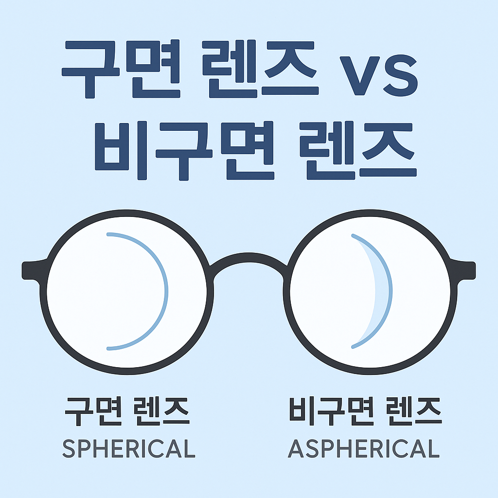 구면렌즈와 비구면 렌즈 차이