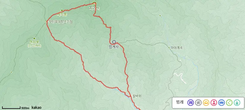 지리산 천왕봉 등산코스