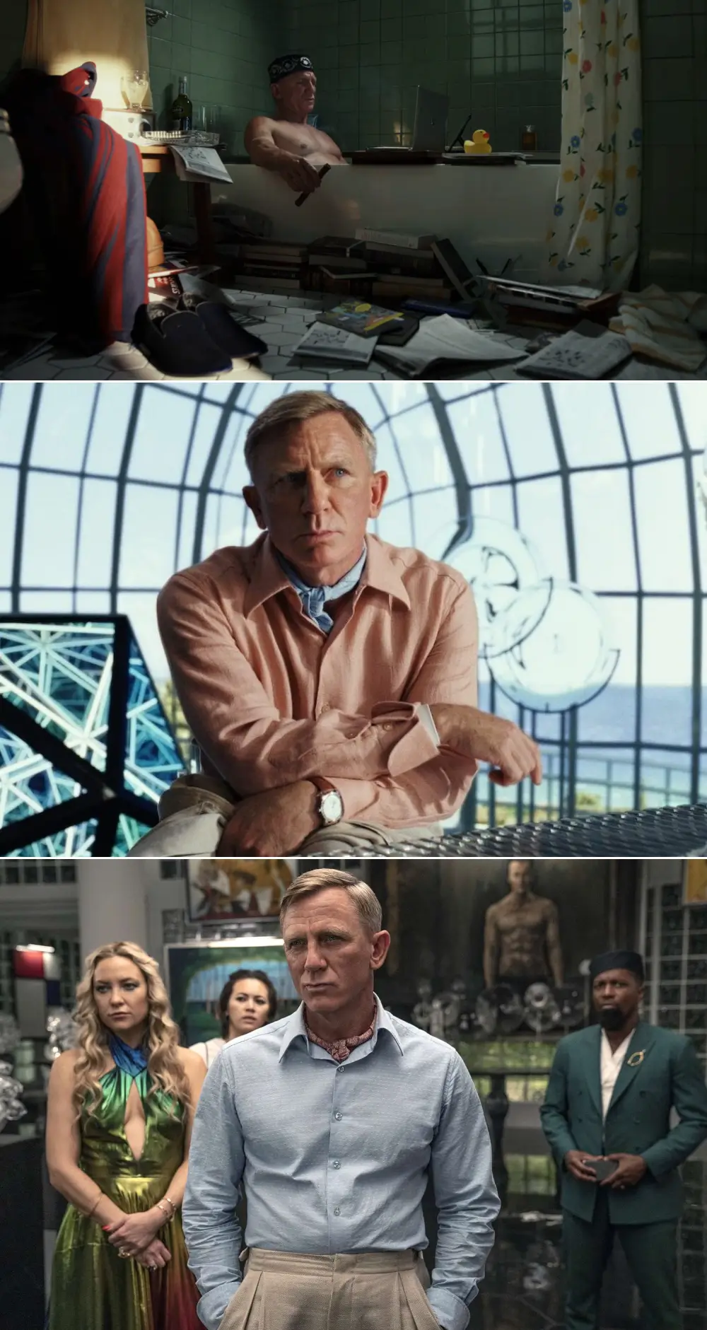 나이브스아웃 : 글래스 어니언에서 블랑이 등장하는 장면들