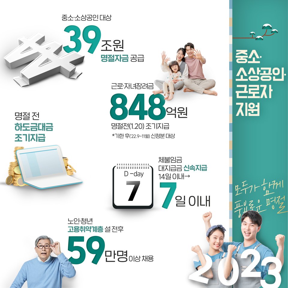 2023년 설연휴 지원혜택