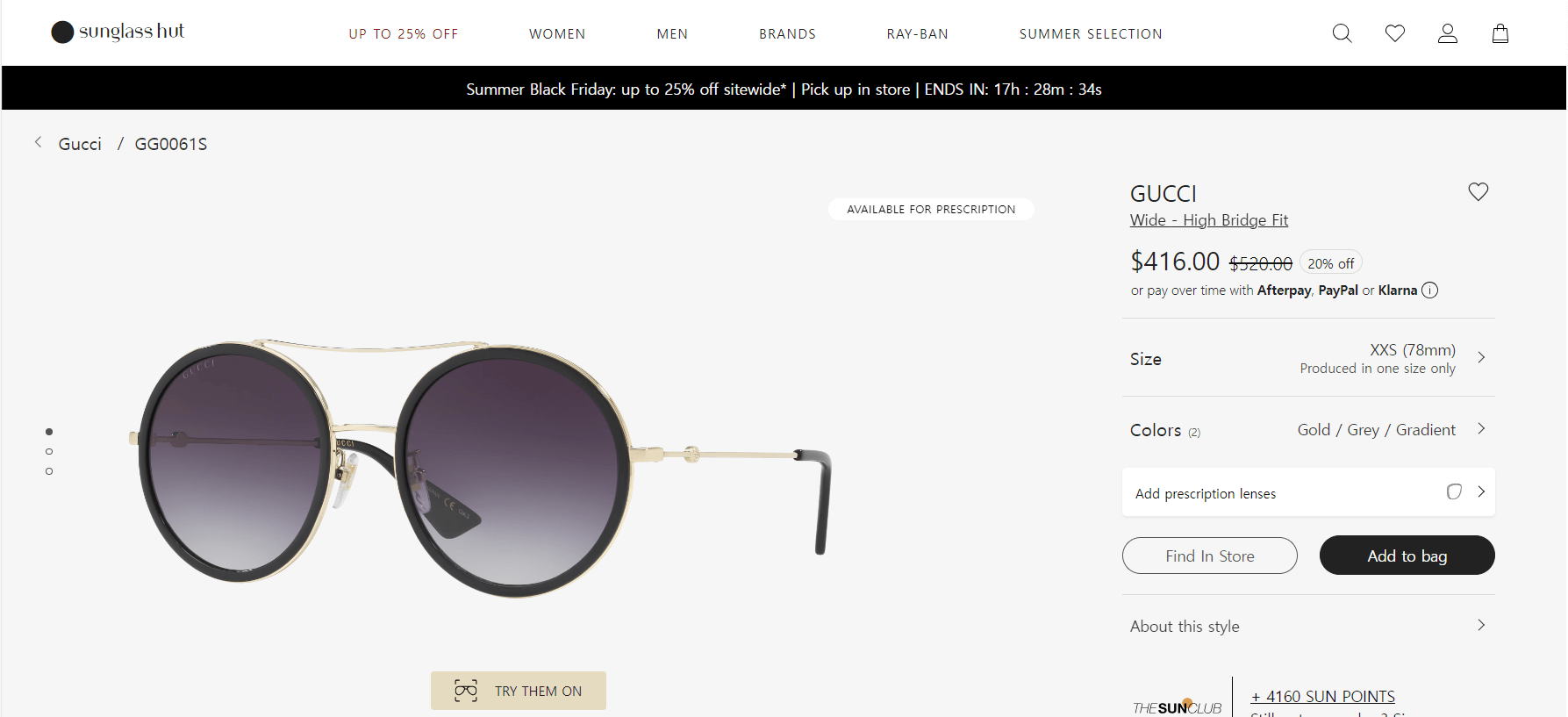 Gucci GG0061S