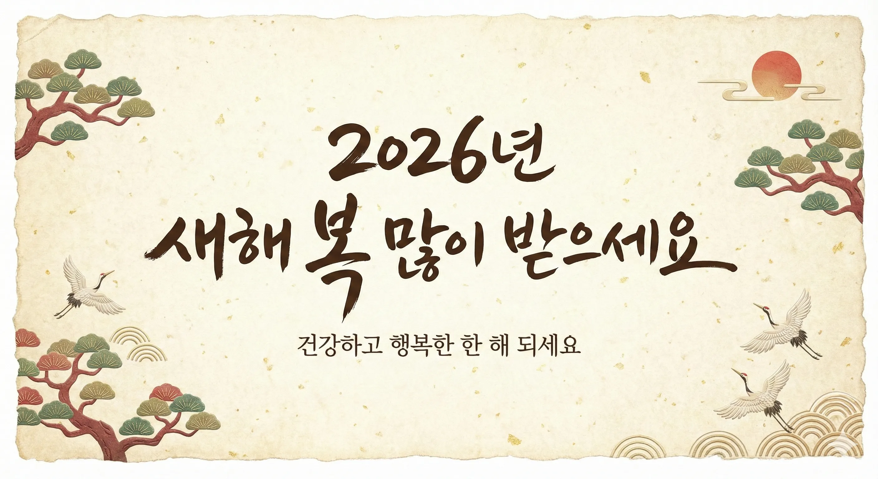 2026년, 당신의 해가 뜹니다