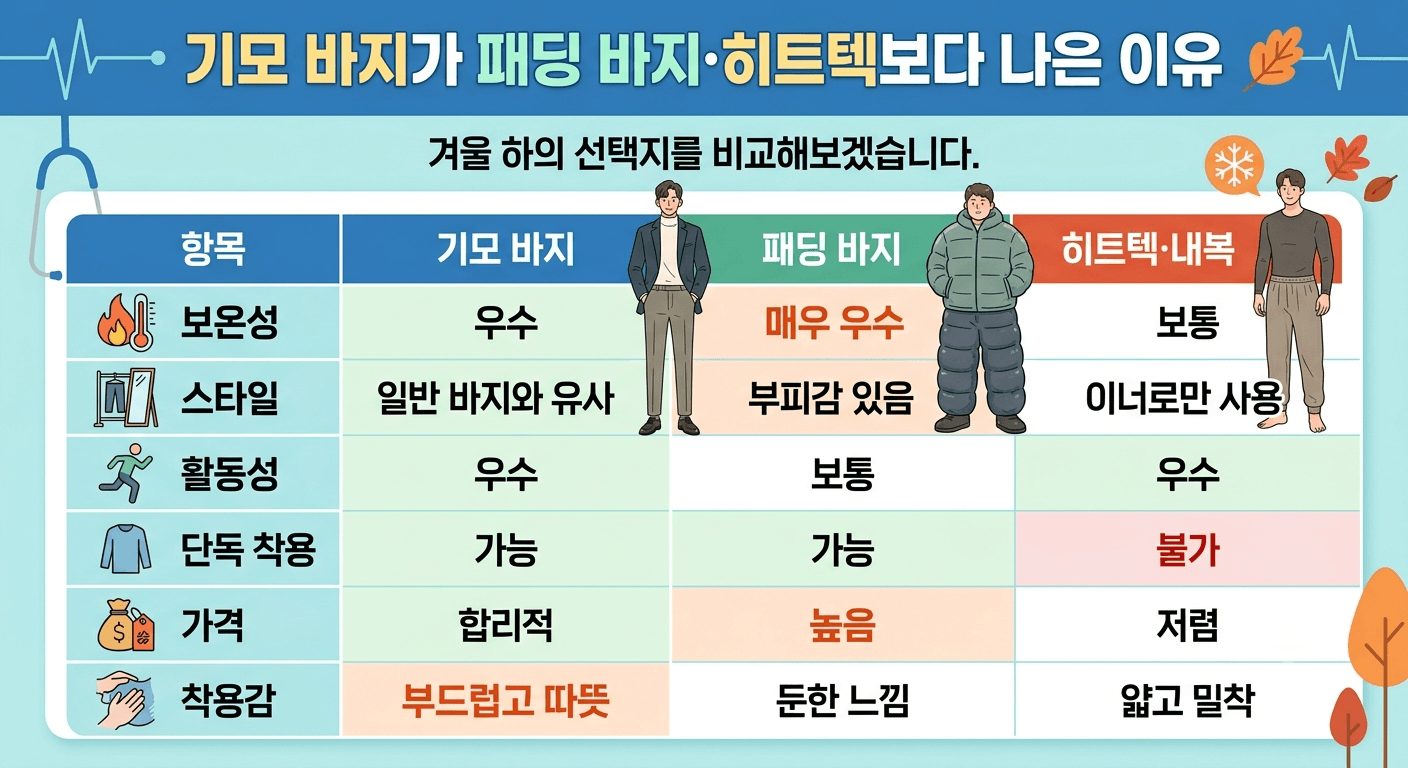 겨울에 기모를 찾는 이유와 올바른 관리법