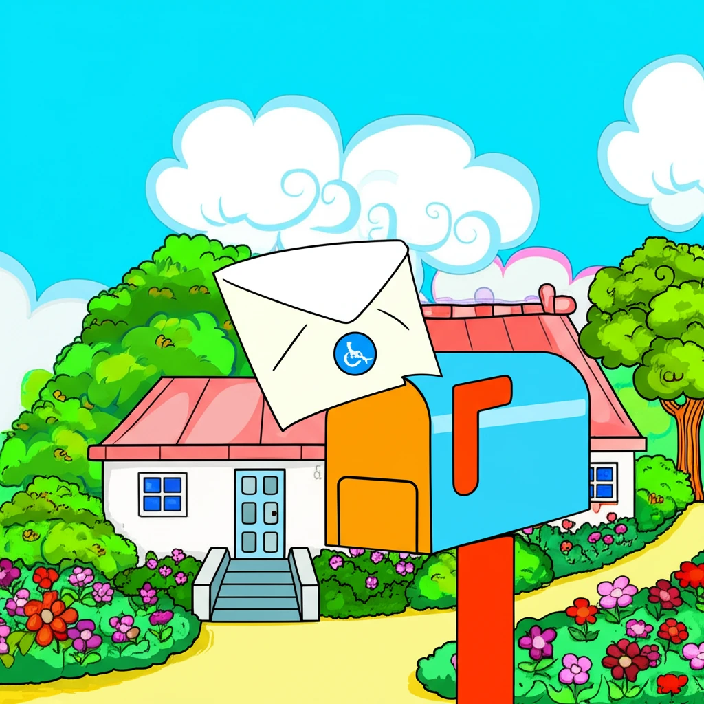 2025년, 장애인 복지카드 우편 배..