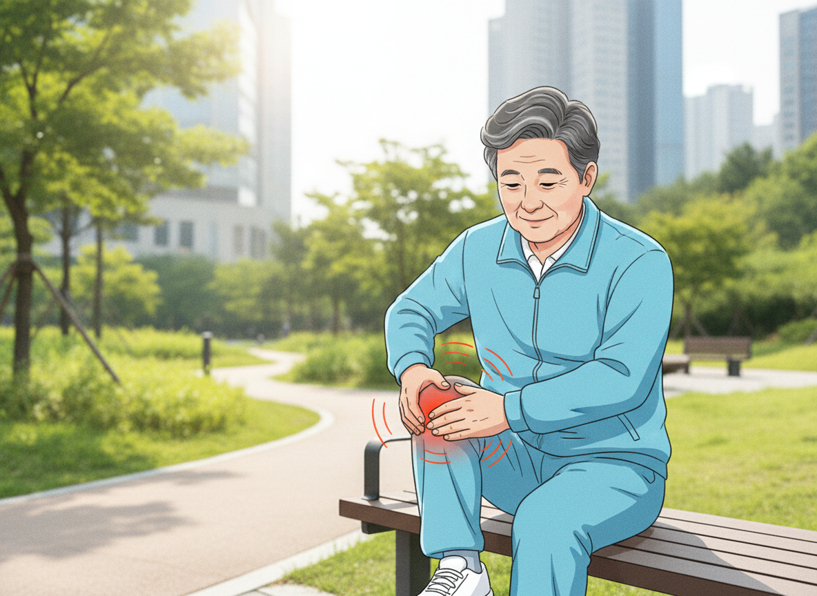 무릎 오금 통증 원인 진료과 찾기 어디아파 앱 어플