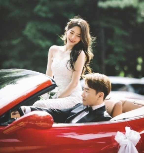 최병길 서유리 웨딩화보