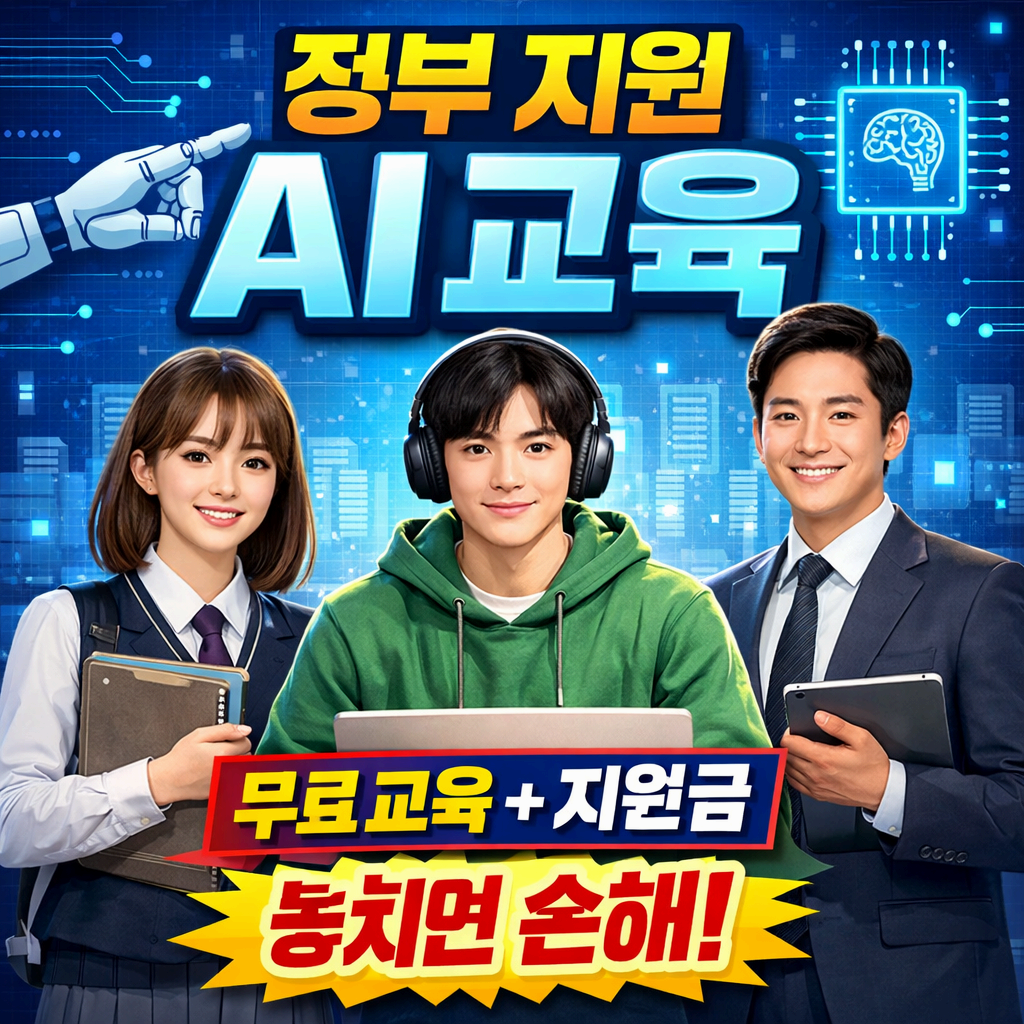 정부 AI 교육 및 지원금 총정리