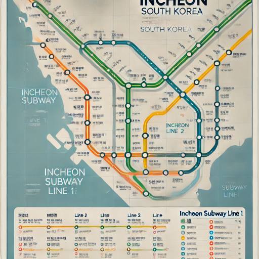 인천 지하철 노선도 및 시간표