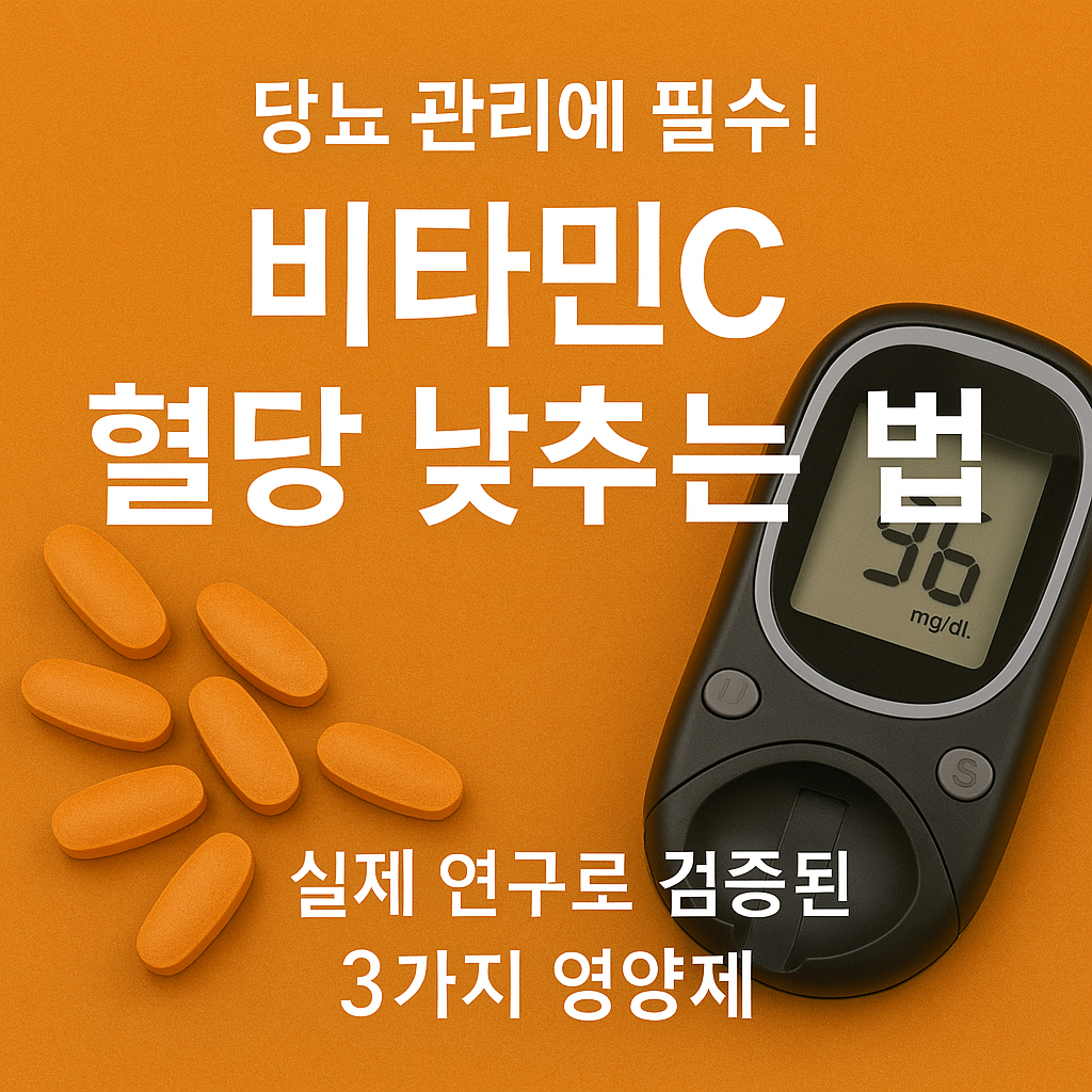 당뇨영양제 비타민C 마그네슘 비타민D 혈당관리 인슐린저항성 당뇨관리법 혈당조절 당뇨보조제
