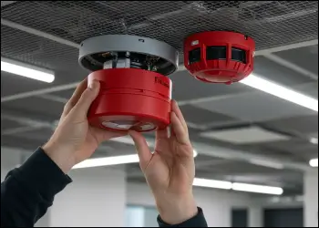 감지기 설치 모습