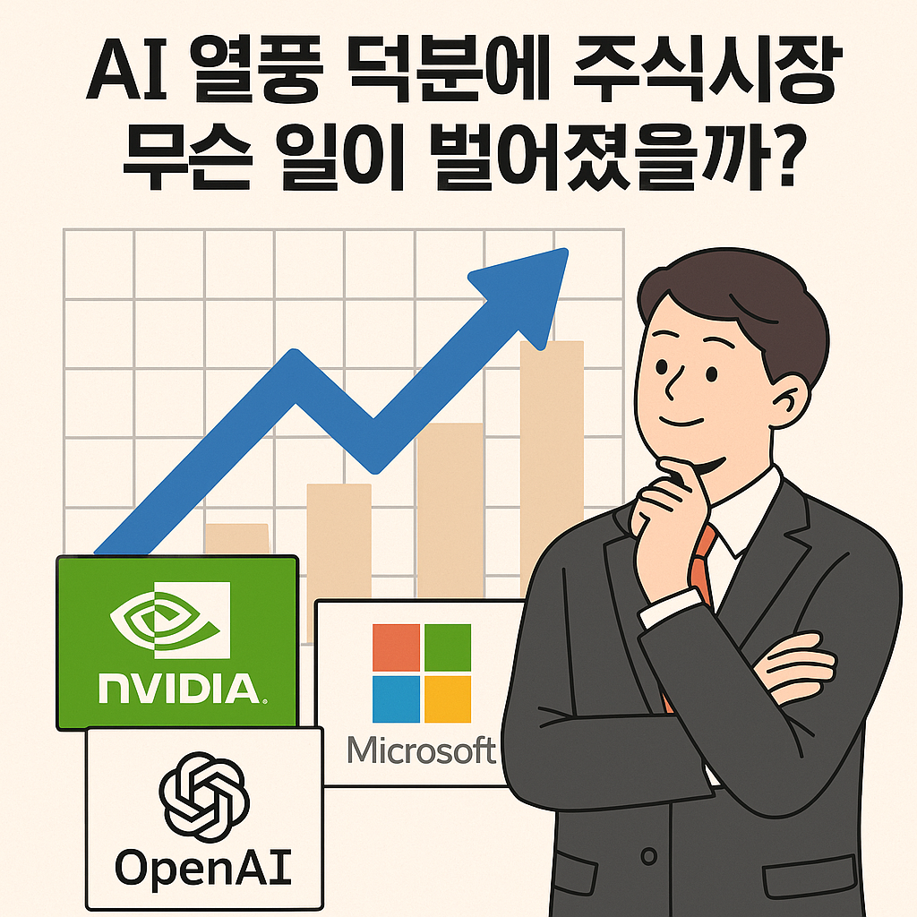 AI 열풍 덕분에 주식시장에 무슨 일이 벌어졌을까?