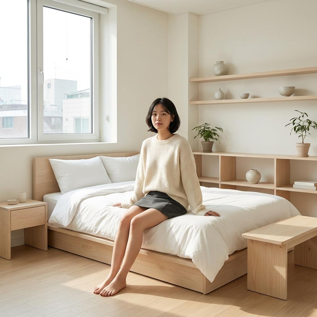 가구 배치만으로 6평이 8평 되는 마법