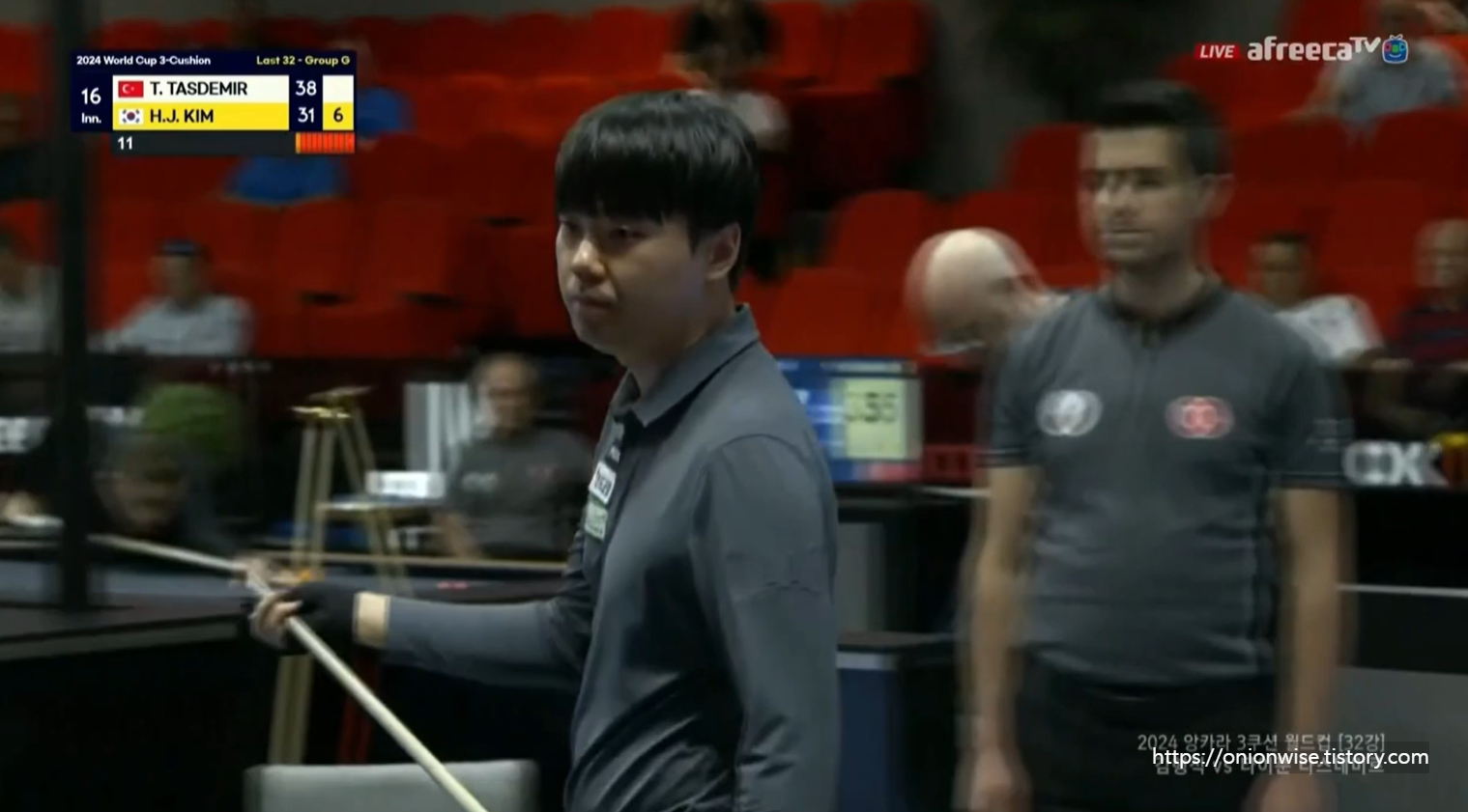 김행직 앙카라 당구월드컵 32강 경기결과