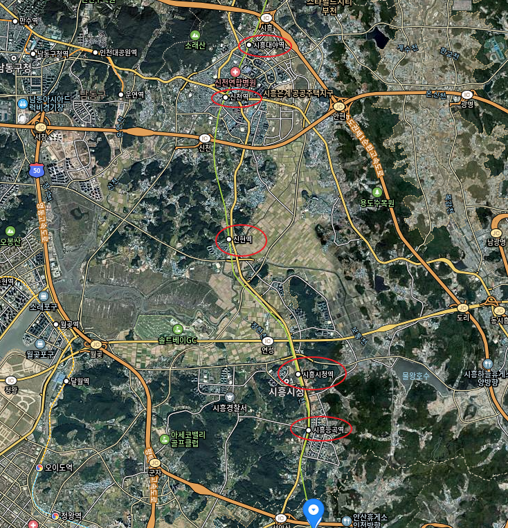 시흥시-서해선-지하철역-위치-지도