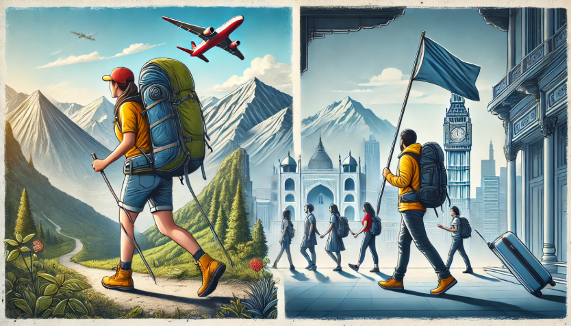 배낭여행vs패키지여행