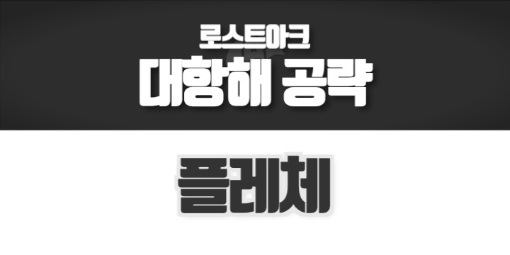 로스트아크 대항해 공략 플레체 편