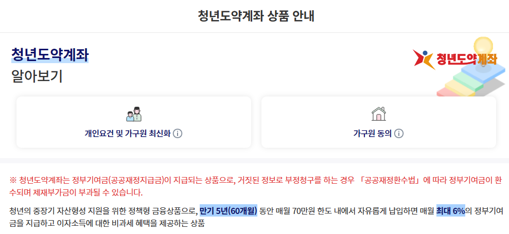 청년도약계좌 신청