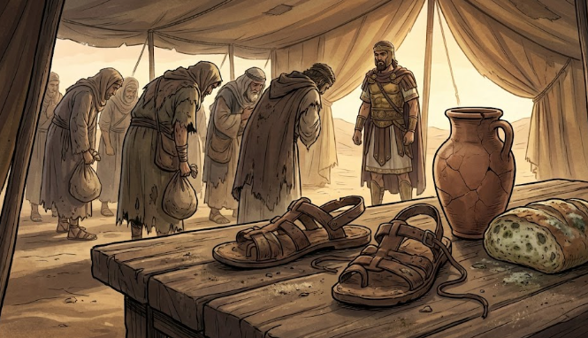 여호수아 9장 - 기브온의 속임수와 이스라엘의 실수