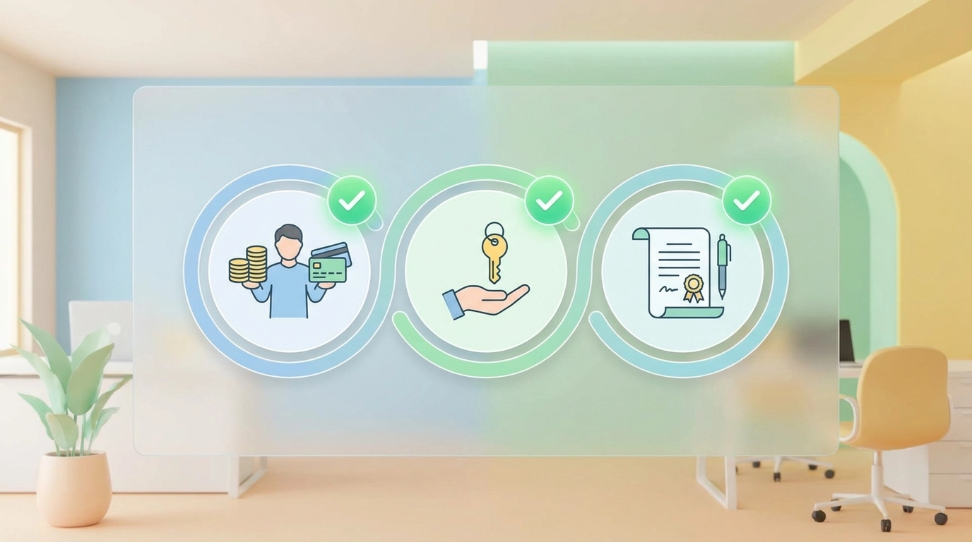 금리 인하 시대 직장인 전략 3단계 인포그래픽