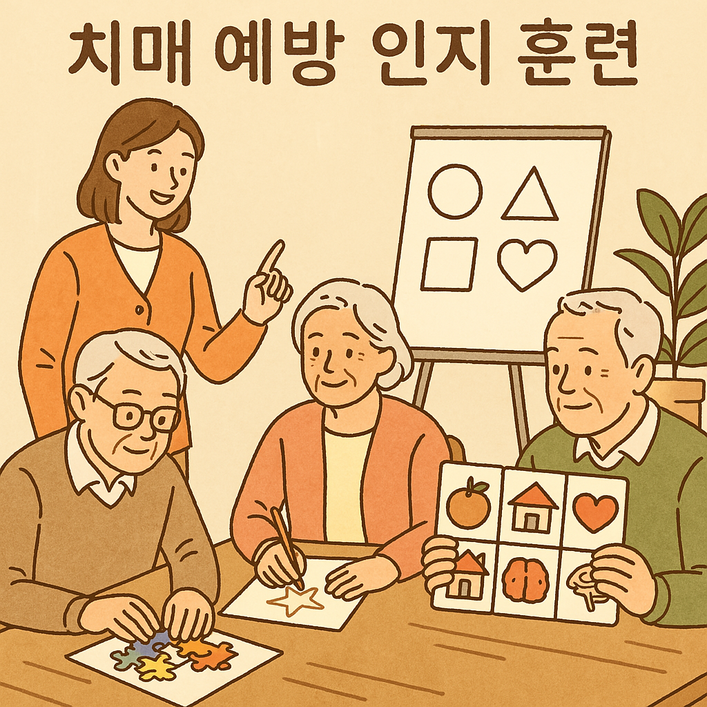 치매 예방 프로그램 운영사업에 관한 이미지