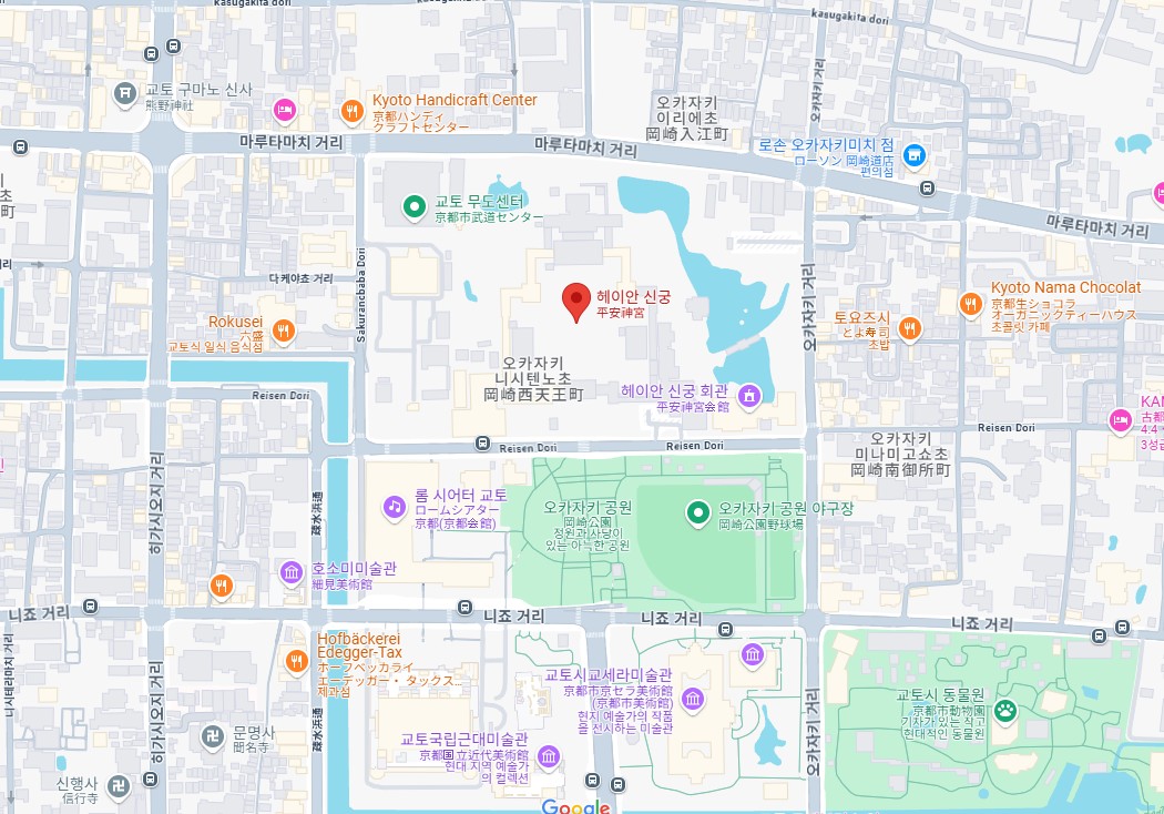 헤이안신궁 교통