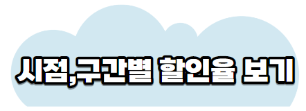 시점구간별SRT할인상세율보기