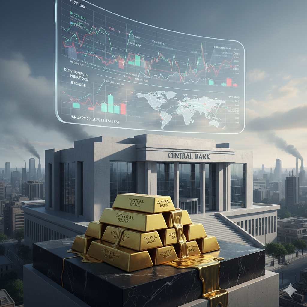 한국은행 금 보유량 순위 하락