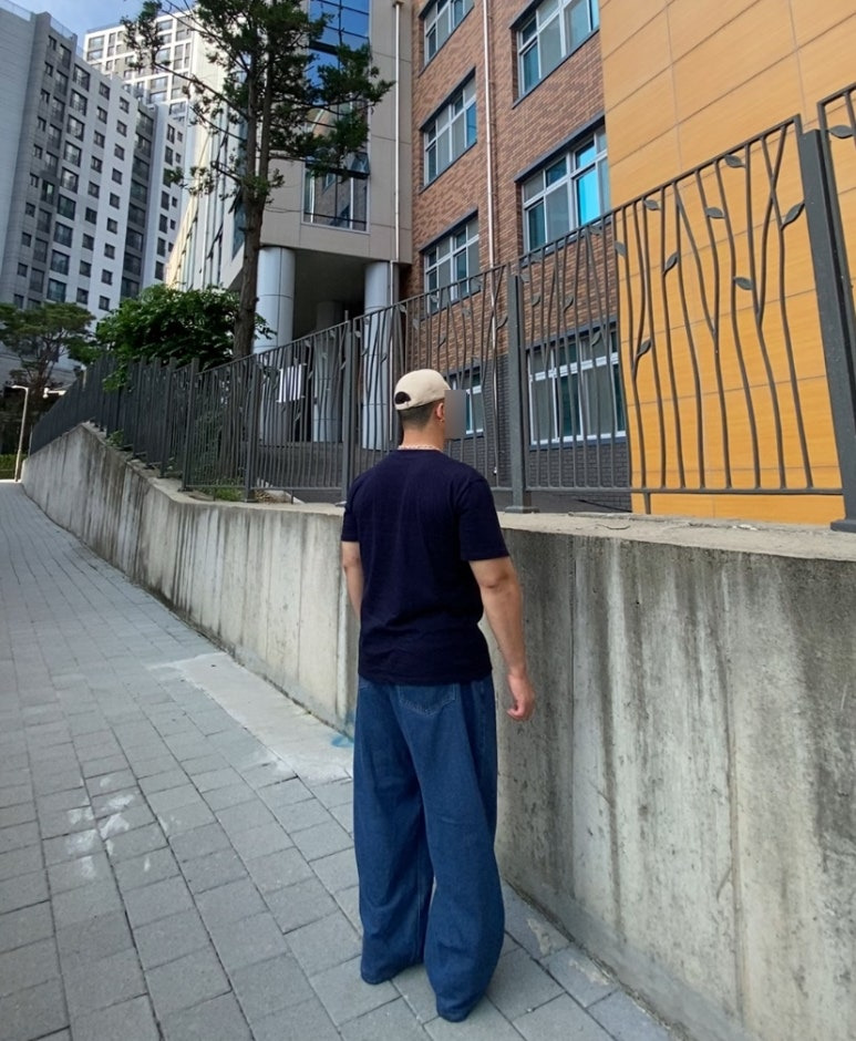데일리룩('26. 7. 25.)곤니치와봉쥬르 빈티지 투톤 볼캡, 디그랜드마틴 인디언 티셔츠, 그리너리 크리드 와이드 데님팬츠, 케이엔드 나바호 터키석 팔찌, 나이키 코르테즈 래빗