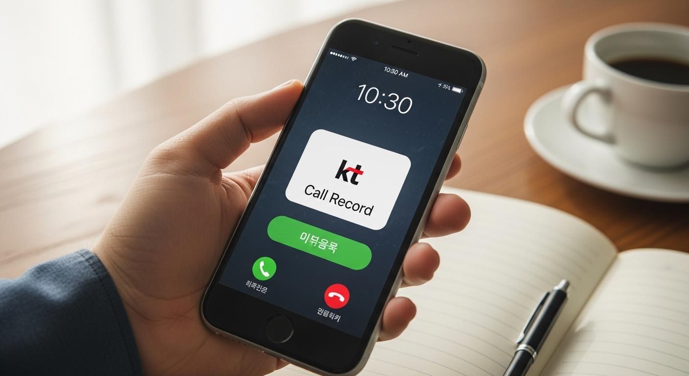 아이폰 통화녹음 kt 무료