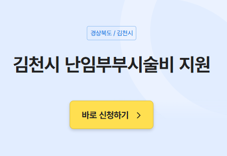 김천시 난임부부 시술비 지원