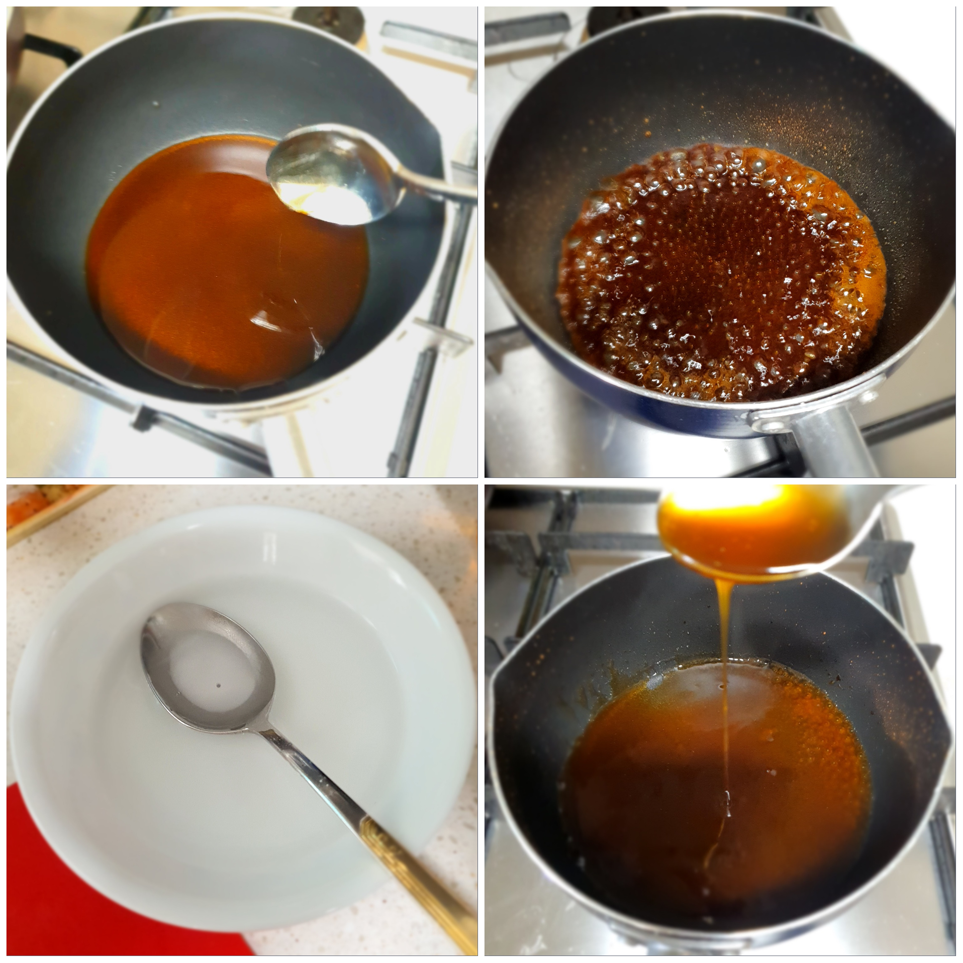 간장-물-설탕으로-데리야키-소스를-만들어요.