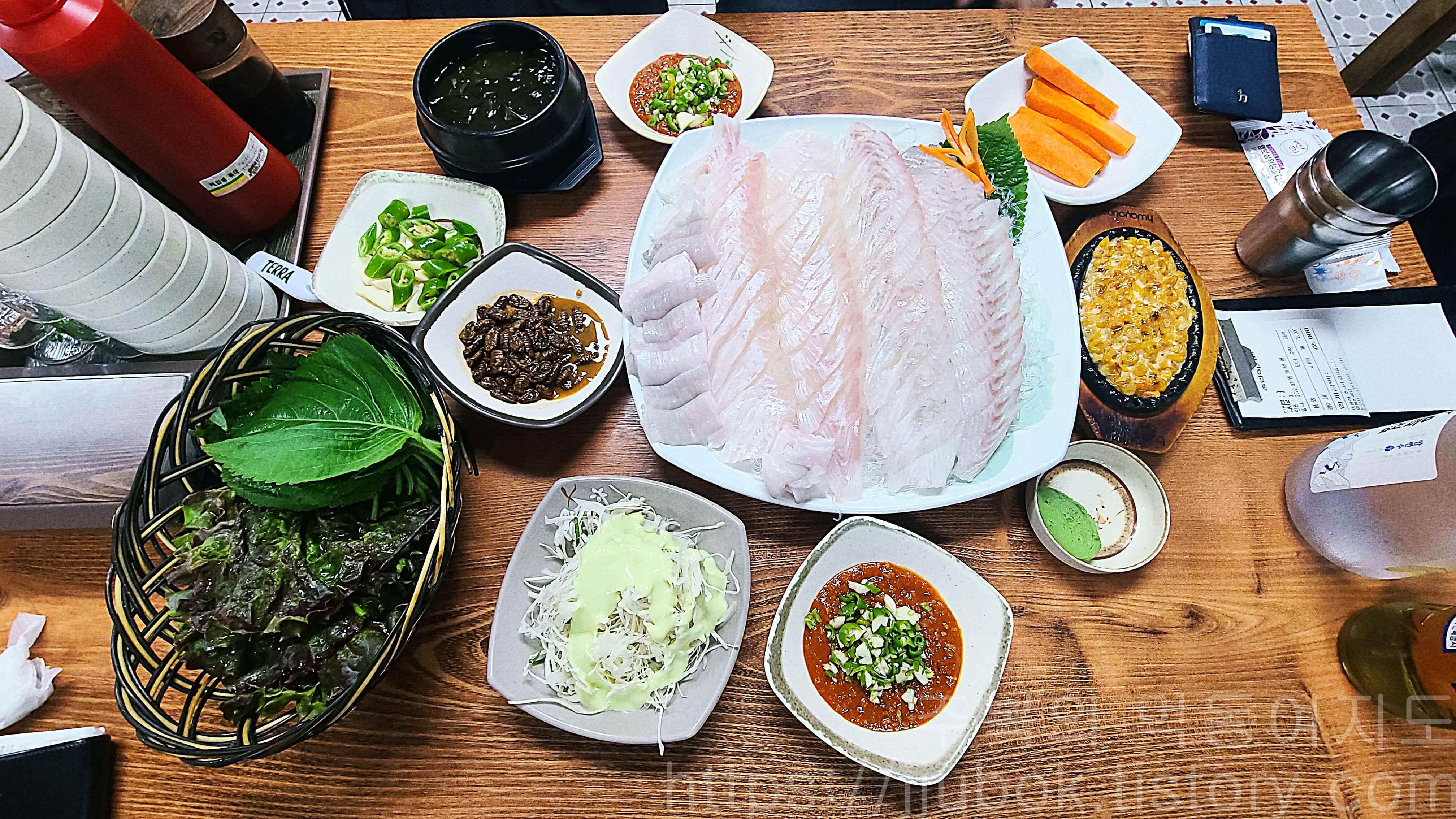 인천-작전동-싱싱활어-종합어시장-테이블-세팅