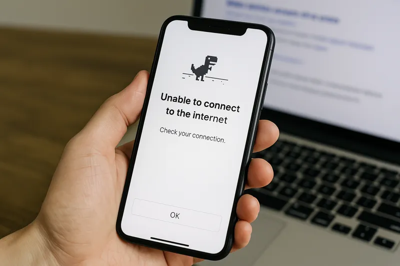 인터넷은 연결되었지만 웹페이지가 열리지 않는 화면