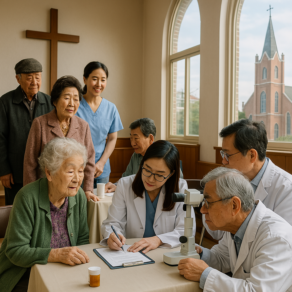 노인 대상 교회 운영 무료 진료 프로그램