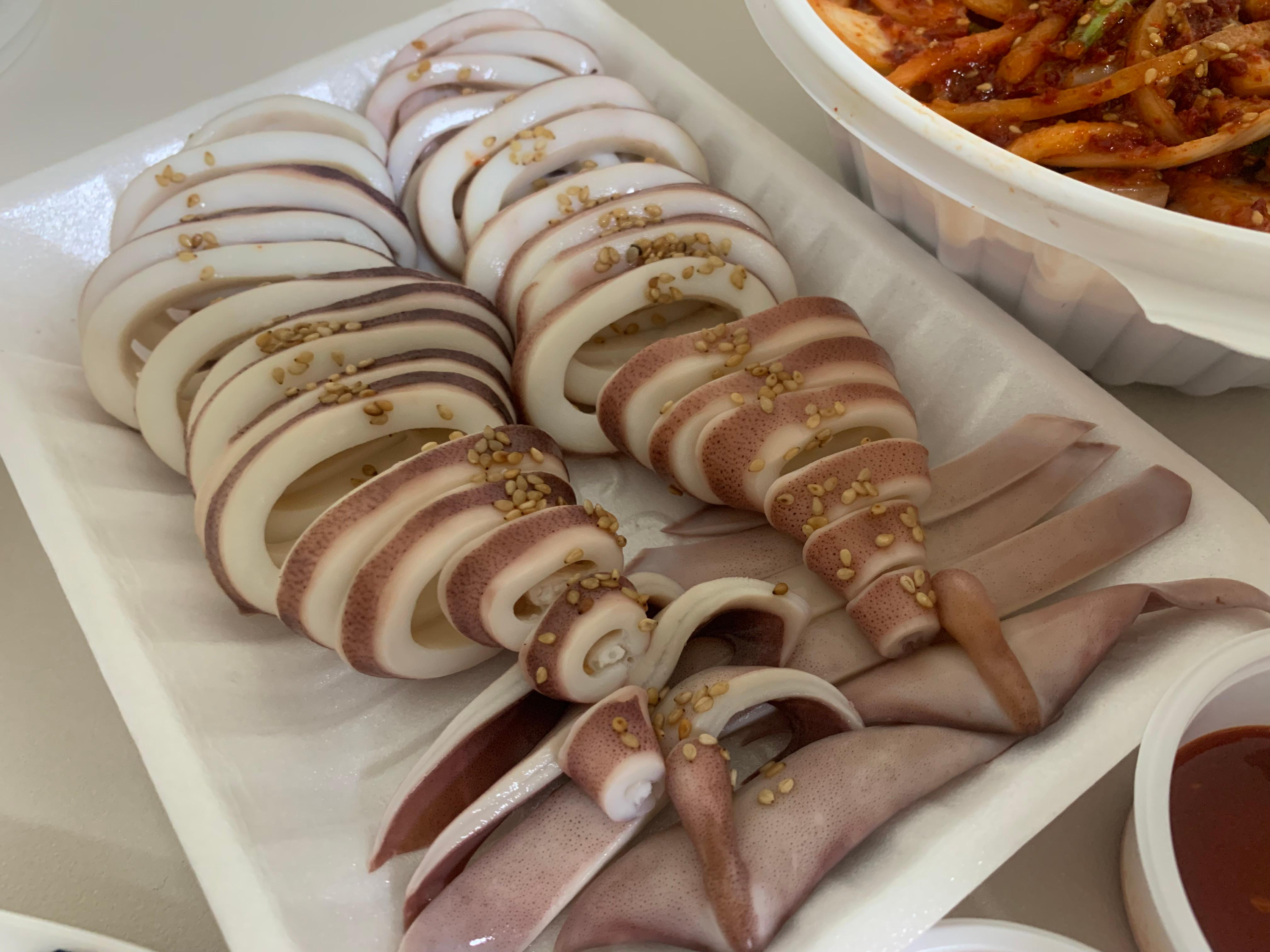 광명시장 맛집 투어 광명 춘자네부대찌개 광명 오징어보쌈 광명 유명환닭강정 광명시장 씨앗호떡