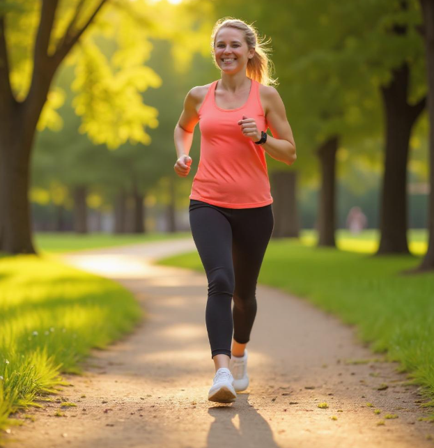 자연안에서 가벼운 운동을 하자