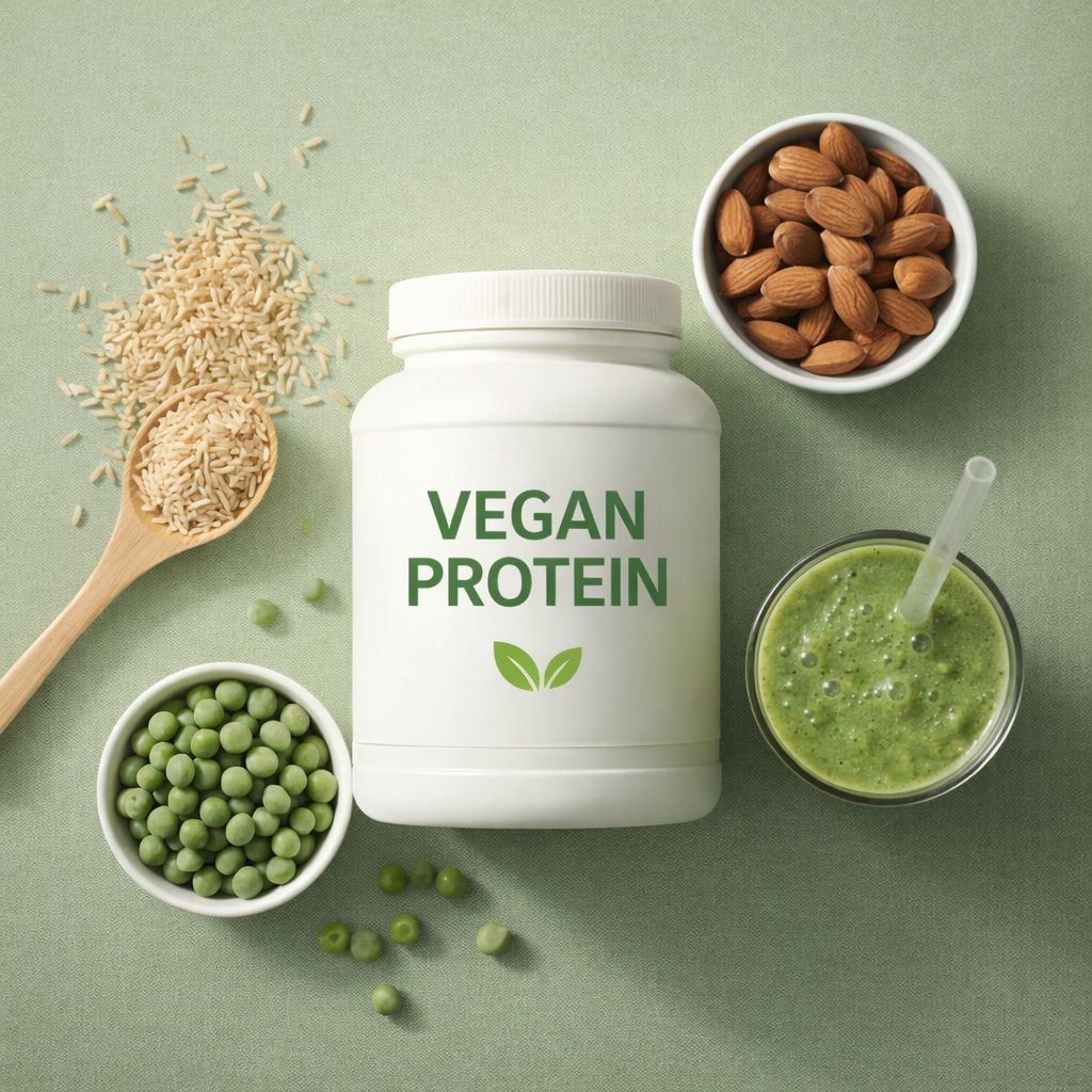 비건 단백질 파우더의 맛과 영양 성분 분석