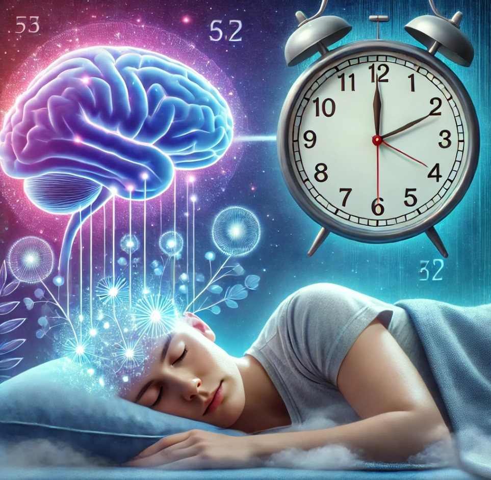 수면 패턴과 학습 효율에 관한 이미지