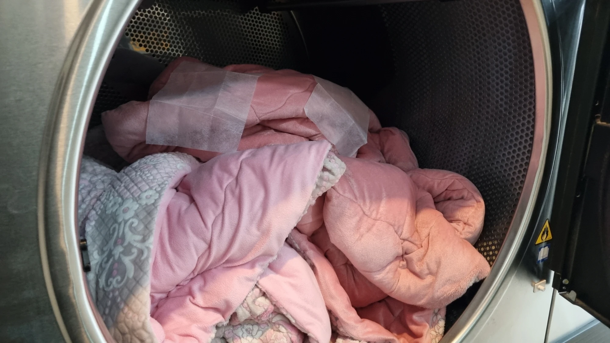 드라이시트 넣은 모습