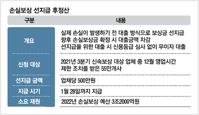 손실보상-신지급-대상자