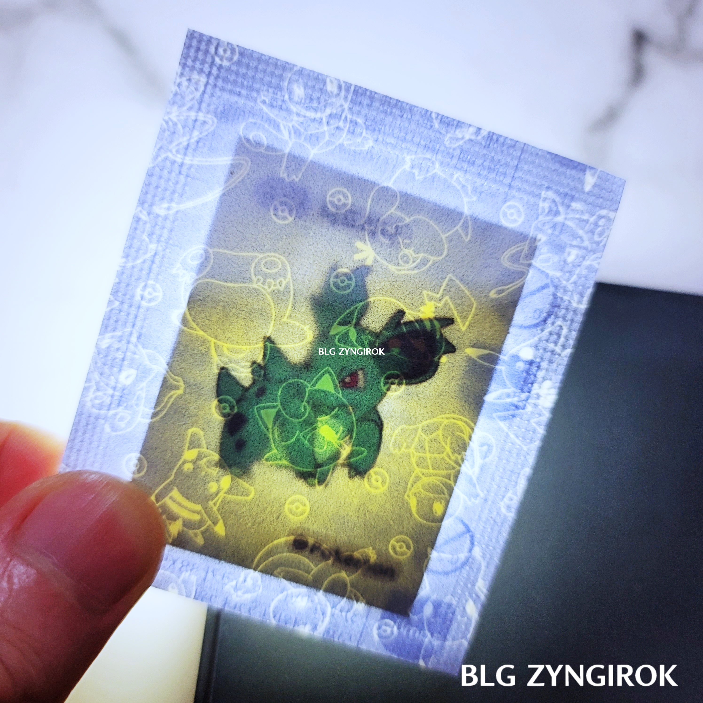 띠부띠부씰-니드리나를-들고있다.