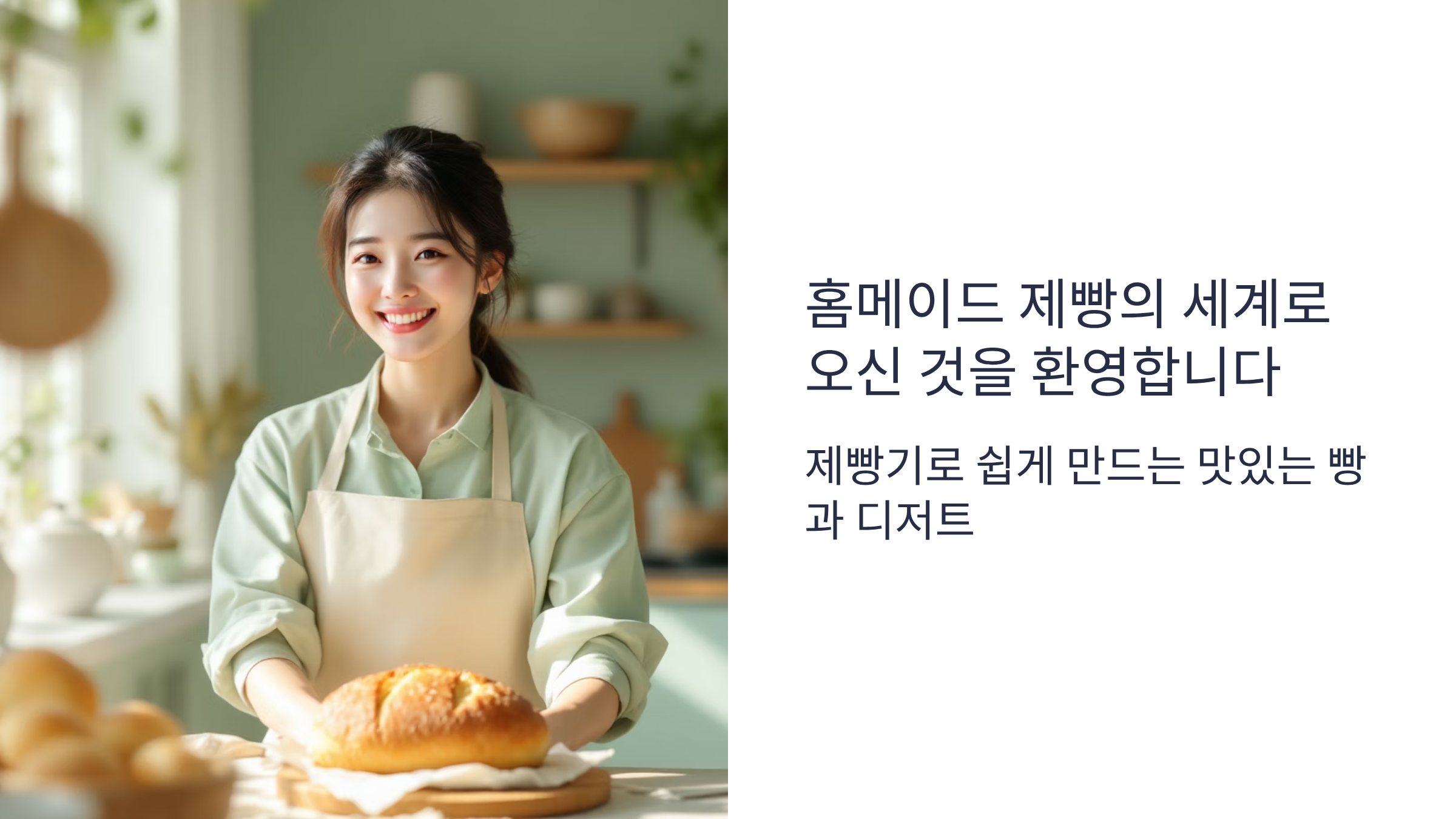 제빵기로 만드는 홈베이킹 레시피 25선