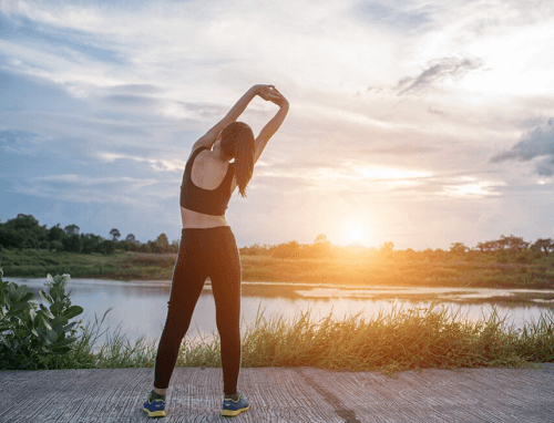 하루를 시작하는 아침 운동