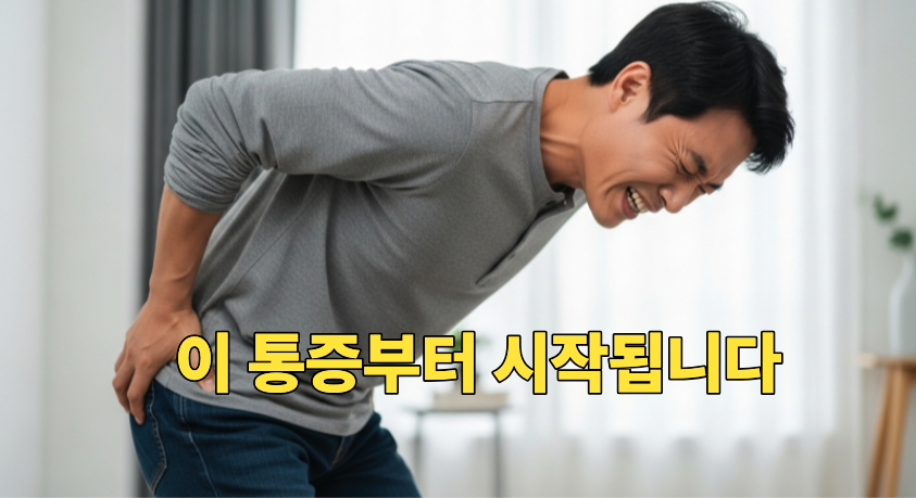 요로결석 증상 옆구리 통증
