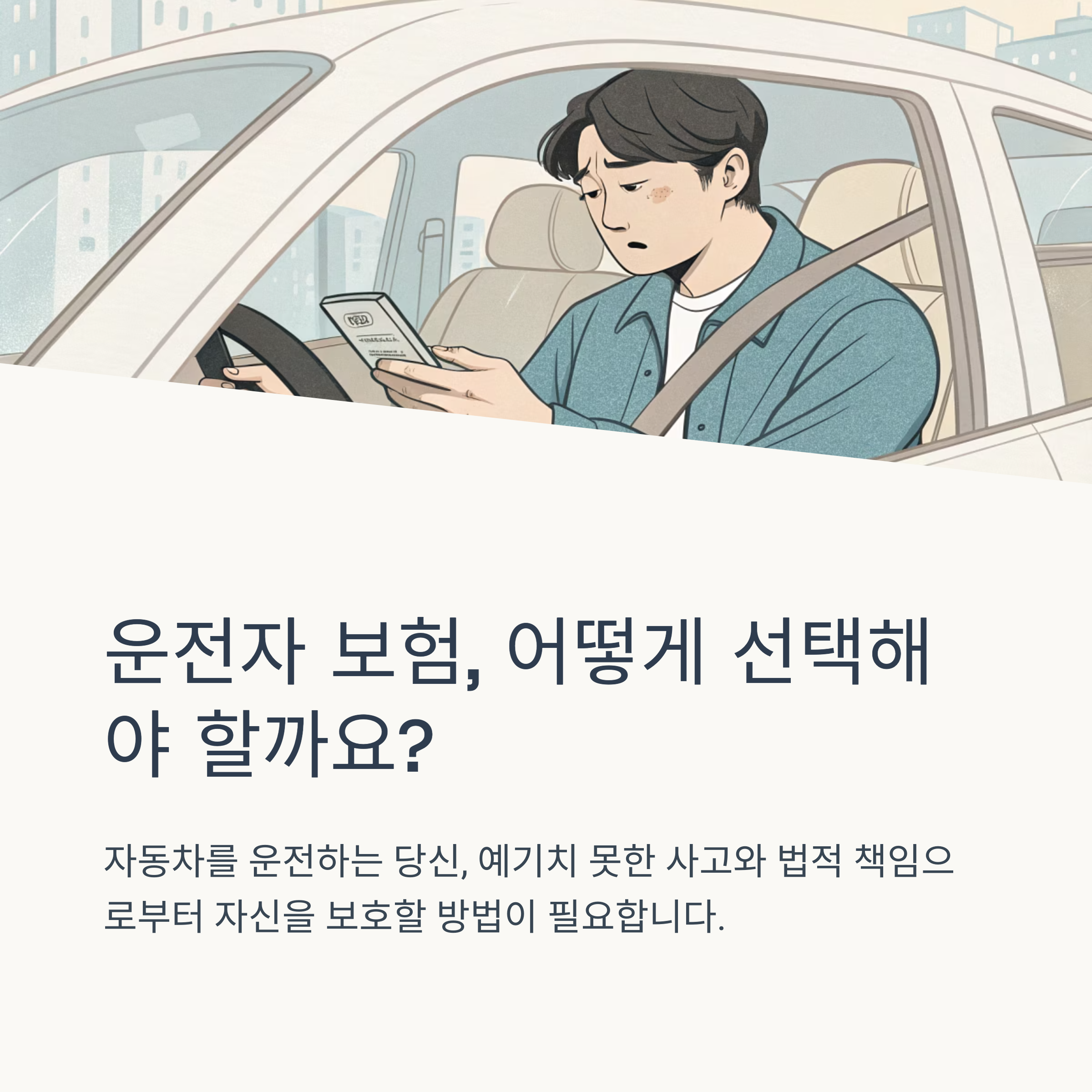운전자 보험 비교 사이트 추천