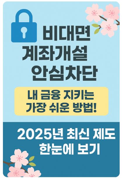 비대면 계좌개설 안심차단